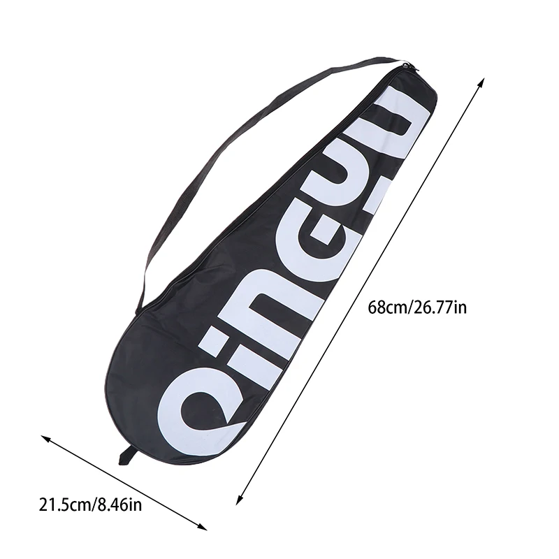 Badminton Racket Bag Badminton Rackets Bag Racquet Pouch One-shoulder Large Capacity Sport Supplies Protective Cover Portable Sports Bag