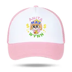 Anita Max Wynn Mesh Trucker Hat Girls Boy Foam Adjustable Dad Snapback Cap Woman Man Daily Sun Beach Fisherman Cap