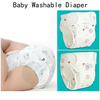 Pantaloni per pannolini lavabili per bambini riutilizzabili regolabili 0-12 mesi 3-15 kg Pannolini di stoffa a tenuta stagna Neonati Bambini