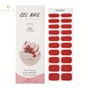16/18/20Tips French Gel Nail Strips Patch Sliders Adhesive Waterproof Long Lasting Full Cover Gel Nail Stcikers UV Lamp Need 4