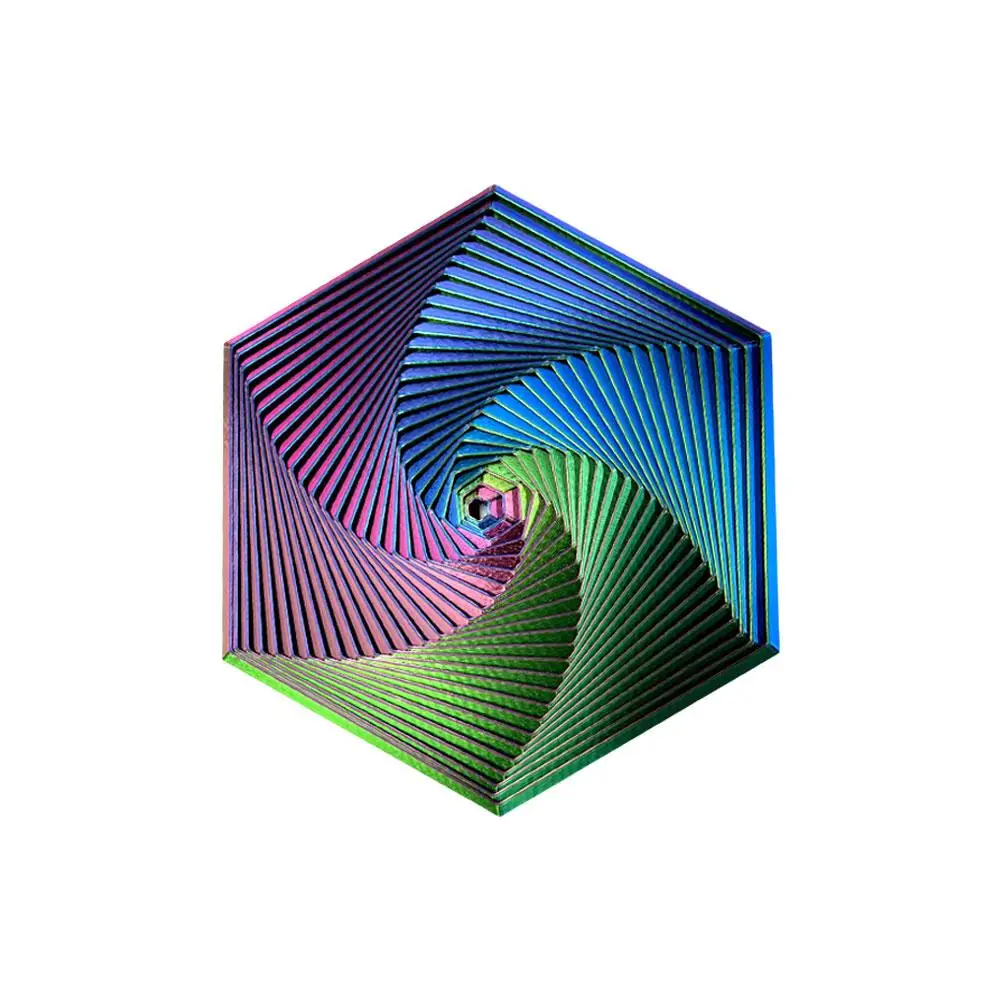 3d Printed Hexagonal Decompression Toys For Gift Anti Anxiety Stress Relief Fidget Toys Hexagon Fractal Fidget Hexagon