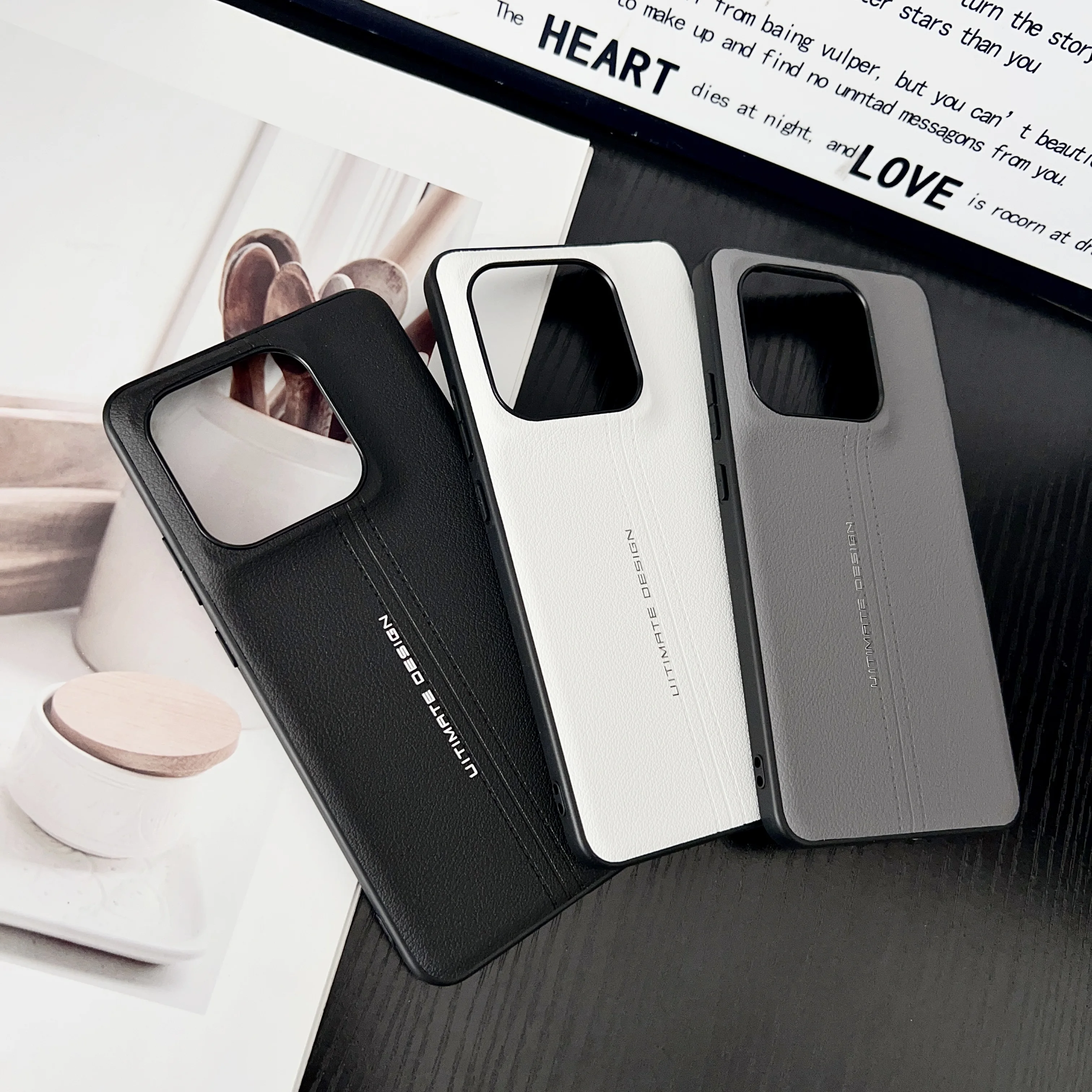 Matte Hard Leather Anti-Fall Shockproof Protective Case Cover