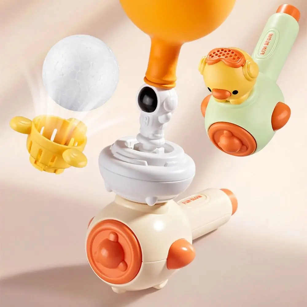 Cartoon Breathing Exerciser Toys 3-in-1 Funny Ball Blowing Toys Early Childhood Education with Whistle Toy Educational Toys