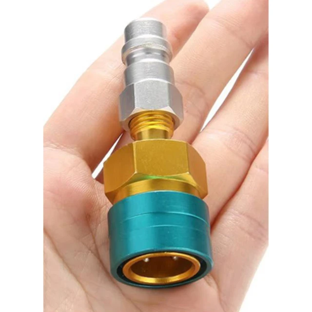 R1234YF To R134a Low Side Quick Coupler Car Hose Adapter Fitting Connector  Automobile Air-conditioning Fitting Car Accessory - AliExpress