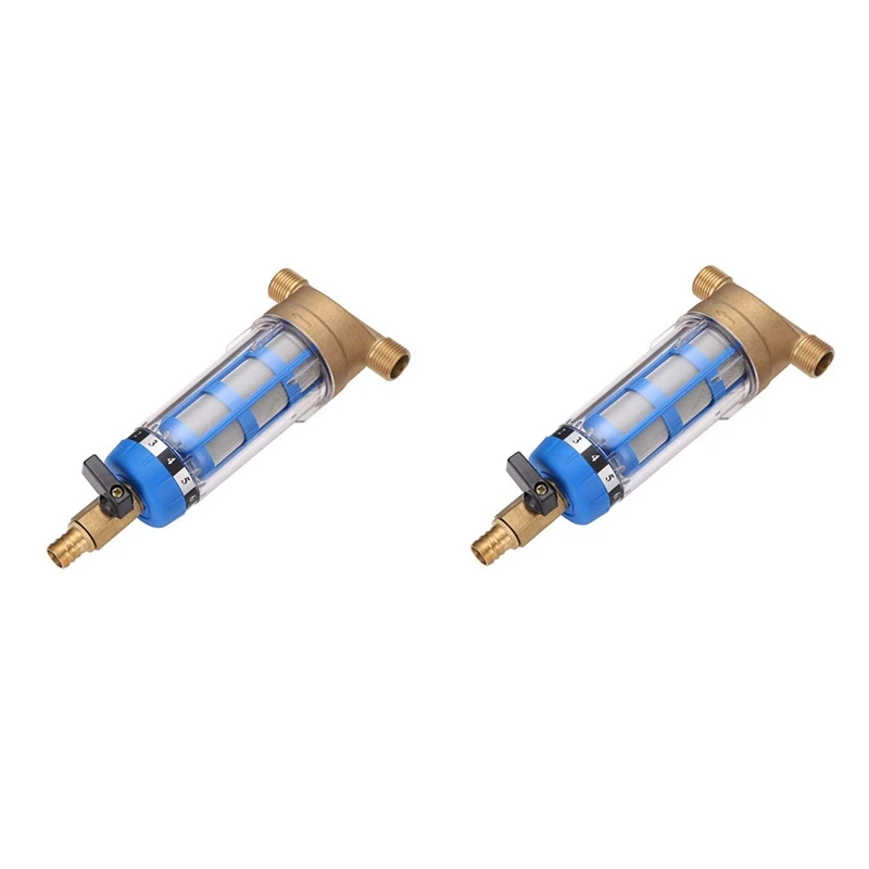 

2X New Stainless Steel Copper Tap Water Purifier Pre-Filter Filtering Mesh