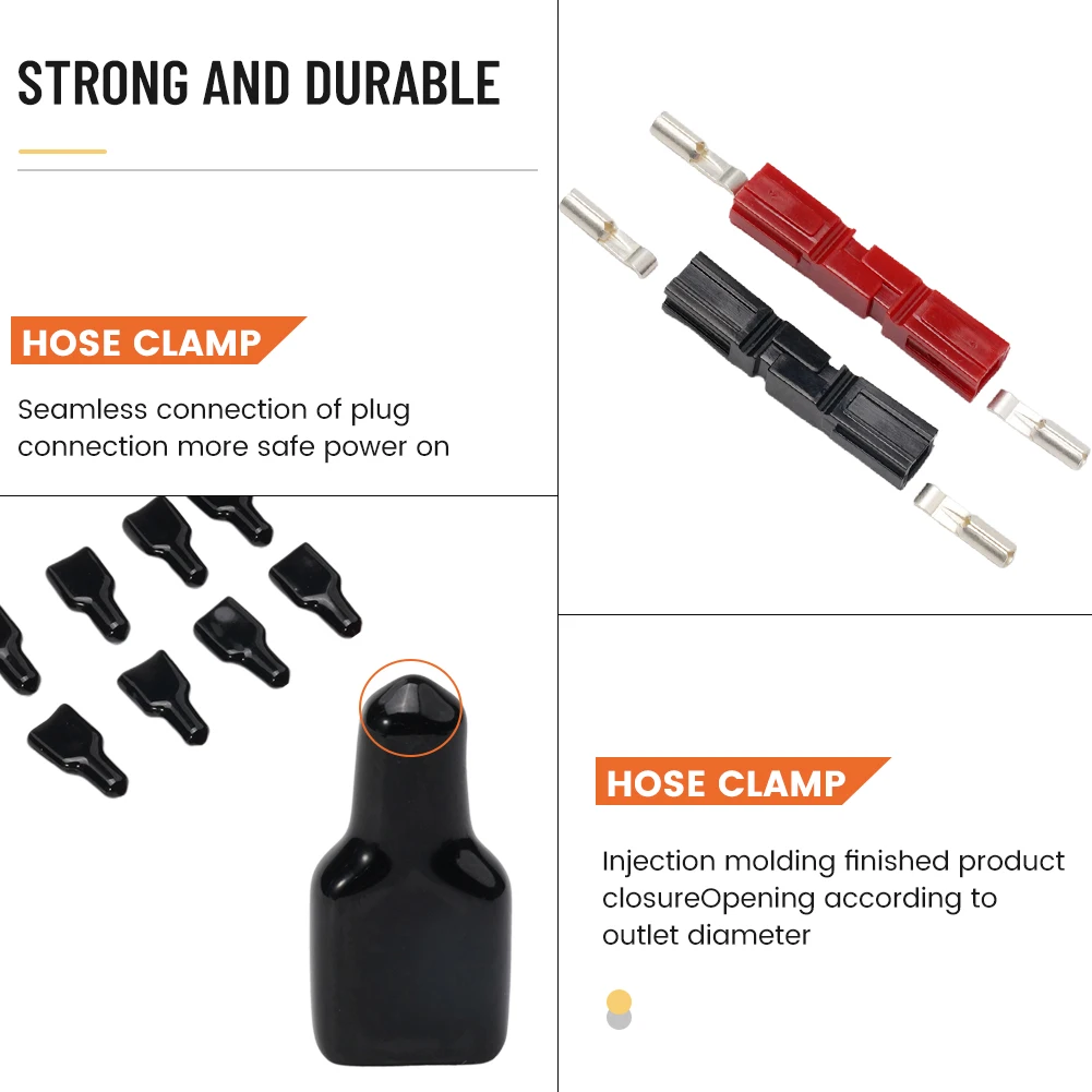 

Shrapnel Stainless Polycarbonate Shell Red Shell Shell Electrical Equipment Plug Terminal 30A Connector Connectors