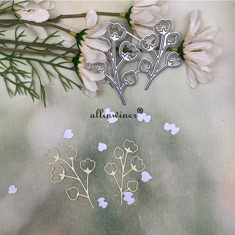 

Flower fruit leaf branch Metal Cutting Dies Stencils Die Cut for DIY Scrapbooking Album Paper Card Embossing