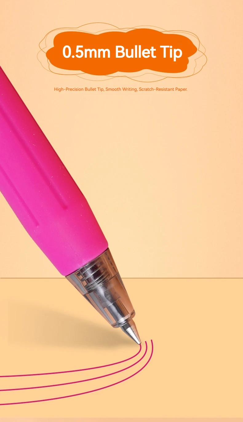 Mehrfarbige 0,5-mm-Gelstifte im Set für Kunst, Markierung, Büro und Schule - Sortierte Farben im Paket – Detail 3
