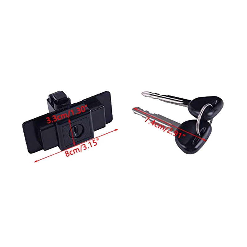 Cilindro Serratura Vano Portaoggetti Con Chiavi MB846665 Per Mitsubishi Montero 1992-2000 - Ricambio Assemblaggio Auto