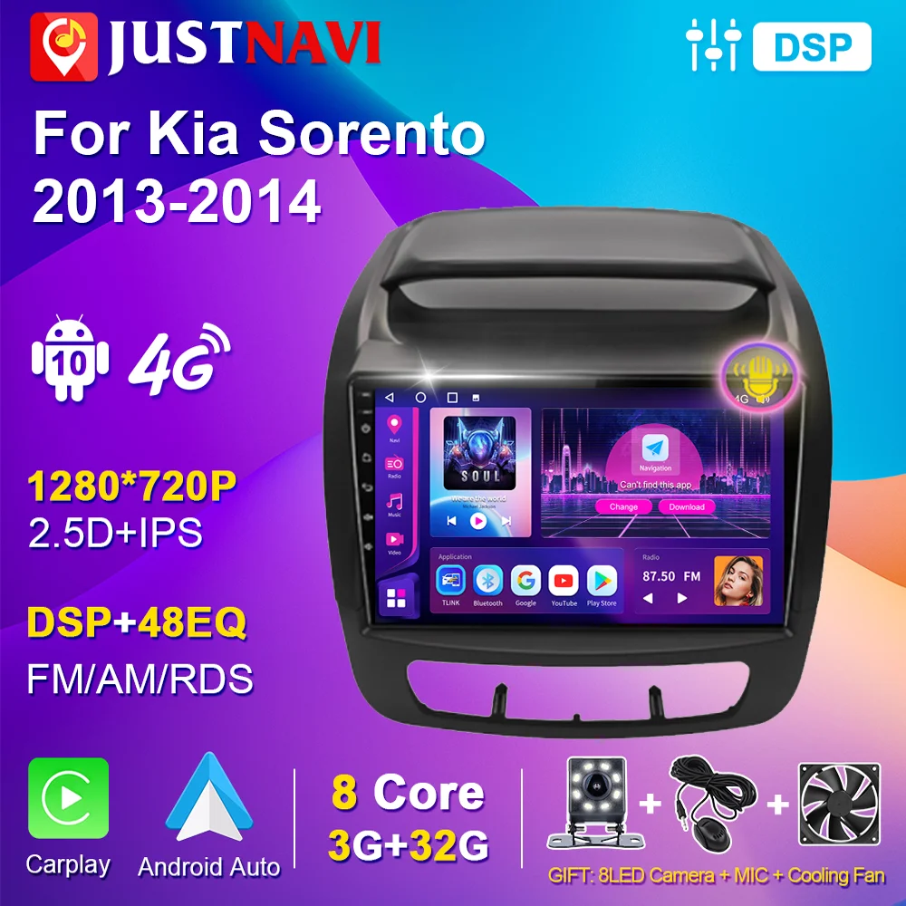 Car Radio Stereo for Kia Sorento 2013 2014 2din Autoradio Navigation
