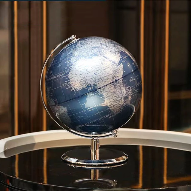 Desktop Decor Globe Geography Kids Education Creative Home Decor Accessories Retro World Globe Modern Learning World Map Globe 4