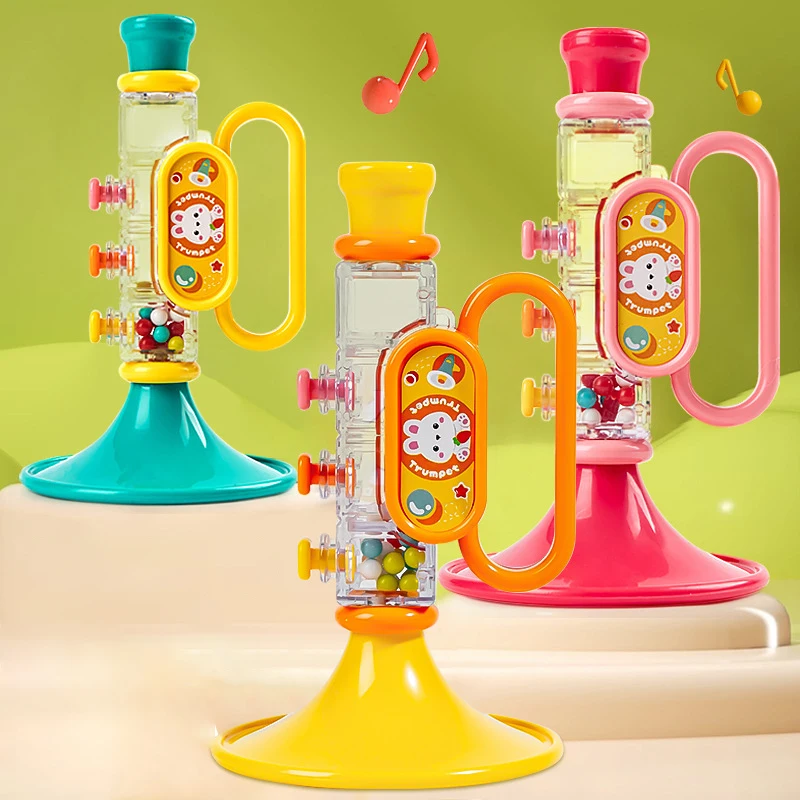 Baby Educational Fun Trumpet Toy Children's Whistle Musical Instrument Exercise Speech Development Toy Birthday Gift 6
