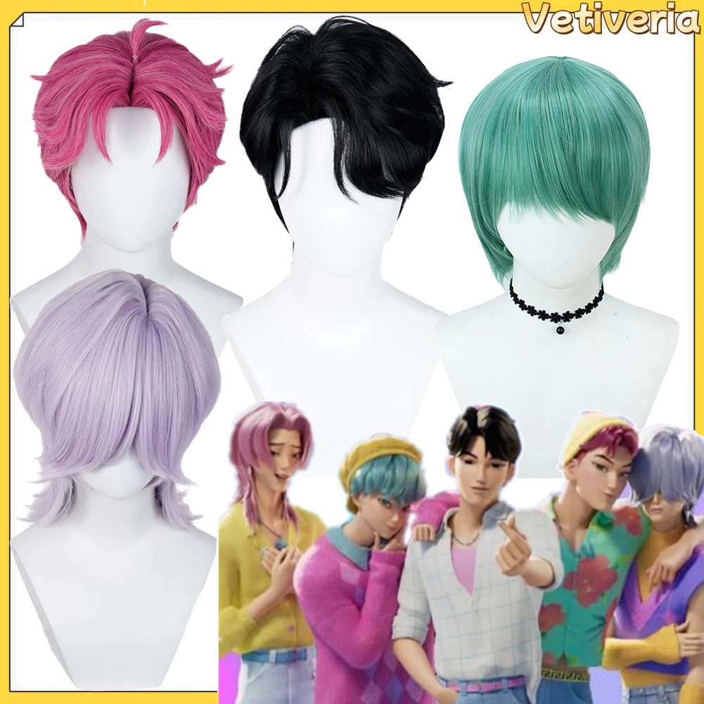 thumbnail image 2 of Kids Demon Hunter Of Kpop Saja Boys Jinu Abby Baby Cosplay Costume Set 2 of 14
