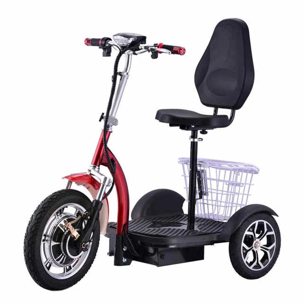 

Tricycle Folding Foldable Motor Travel Adult Handicap 3 Three Wheel Mobility Disabled Electric Handicapped Scooters For Sale