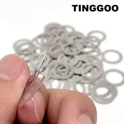 Stainless Steel Ultra Thin Flat Washer - 100pcs M5x7