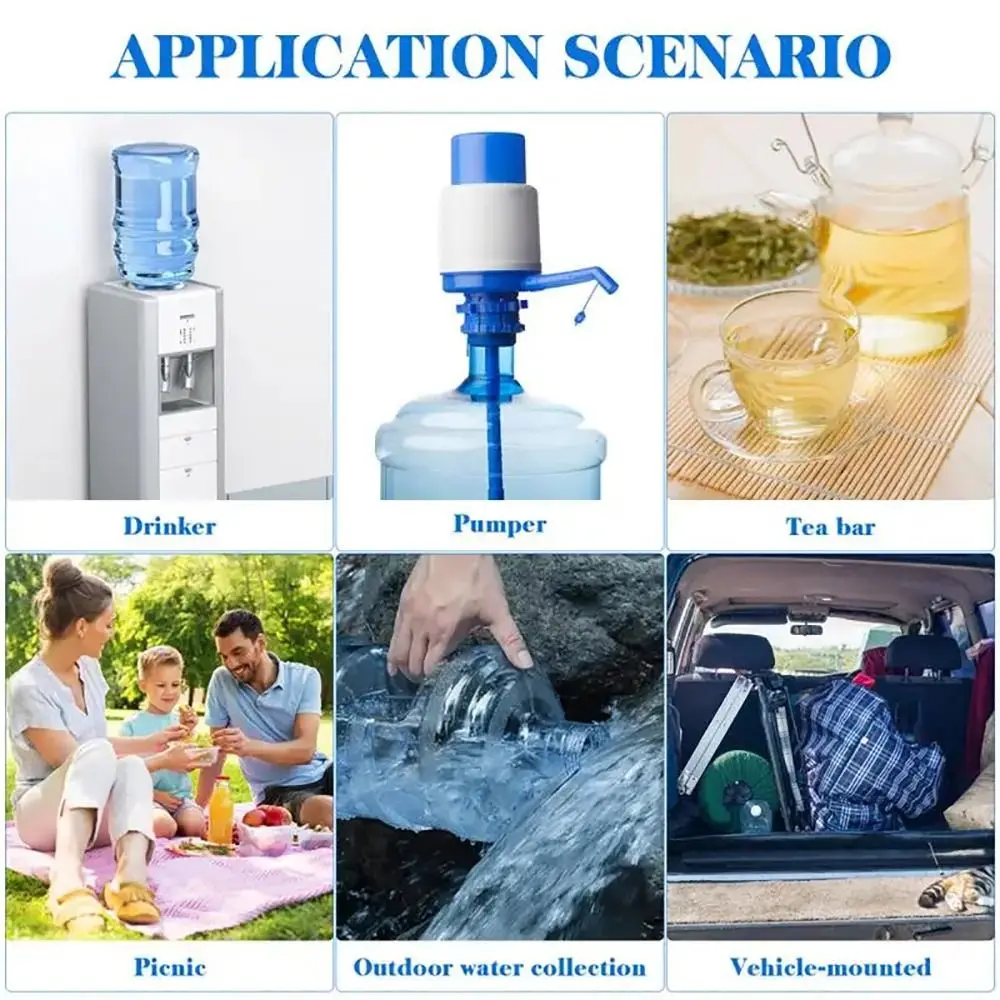 5L/7.5L Empty Pure Water Bottle Jug Reusable Mineral Water Container Outdoor Car Storage Bucket Food Grade Dispenser Barrel water bottle