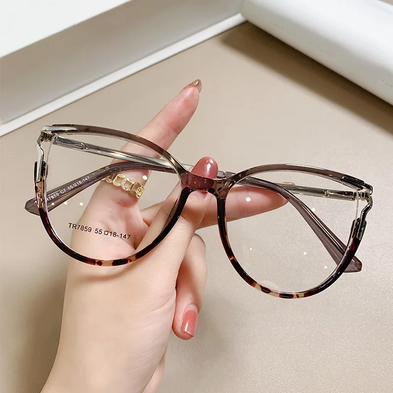Fashion Vintage Anti Blue Light Reading Glasses Unisex Presbyopia Computer Goggles TR90 Beige Round Eye Glasses For Women 2024 2
