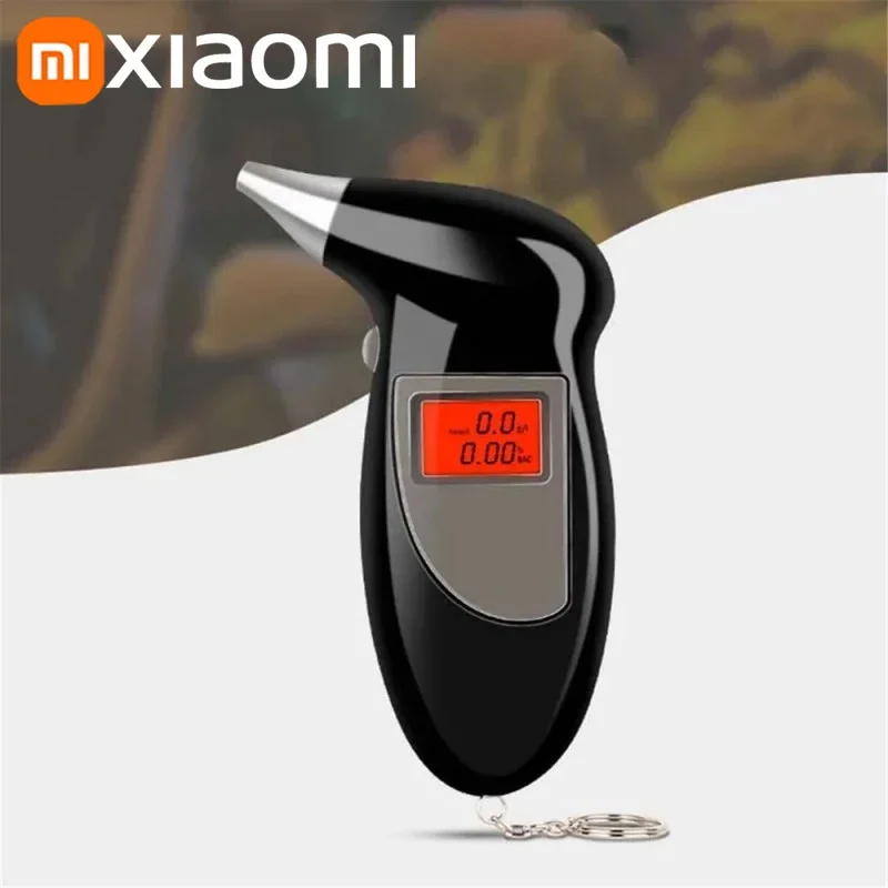 Xiaomi Portable Digital Display Alcohol Breathalyzer Police Alcotester Backlight LCD Display