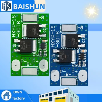 Scheda di Protezione per Batterie LiFePO₄/Li-ion 1S 7A 3.2-3.65V/3.7-4.2V, Protezione da Sovracorrente e Sovraccarico/Sottocarico