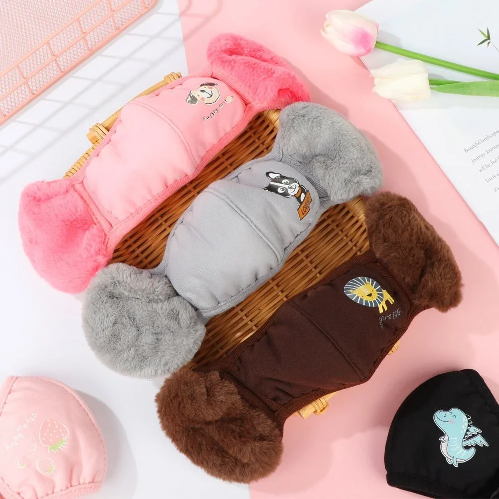Fashion Breathable Children's Earmuffs Cold-proof Windproof Winter Warm Masks Children Accessories Earlap Mouth Cover Cycling