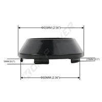 4PCS 65MM/60MM Rim Cap WORK EMOTION MEISTER VS Sticker Wheel Cover Caps Sport Rim Hub Cap Silver & Black & White & Bronze 2