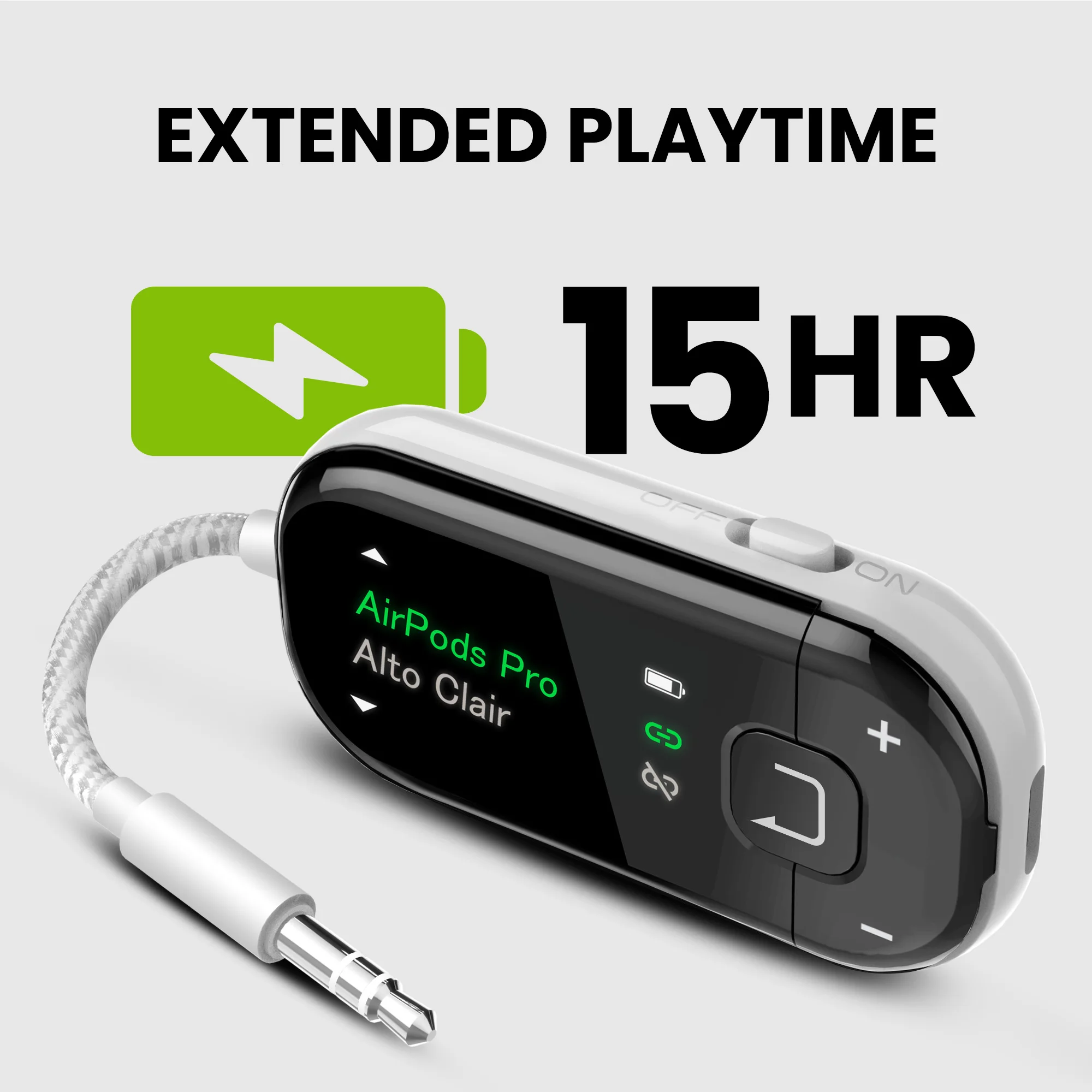 Avantree SoundJet R1- Flugzeug Bluetooth Adapter für AirPods und