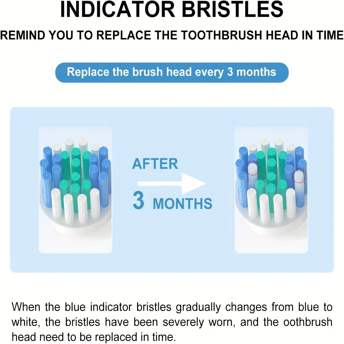 10Pcs Replacement Toothbrush Heads Compatible with Oral-B Braun Professional Electric Toothbrush Heads Brush Heads - Image 6