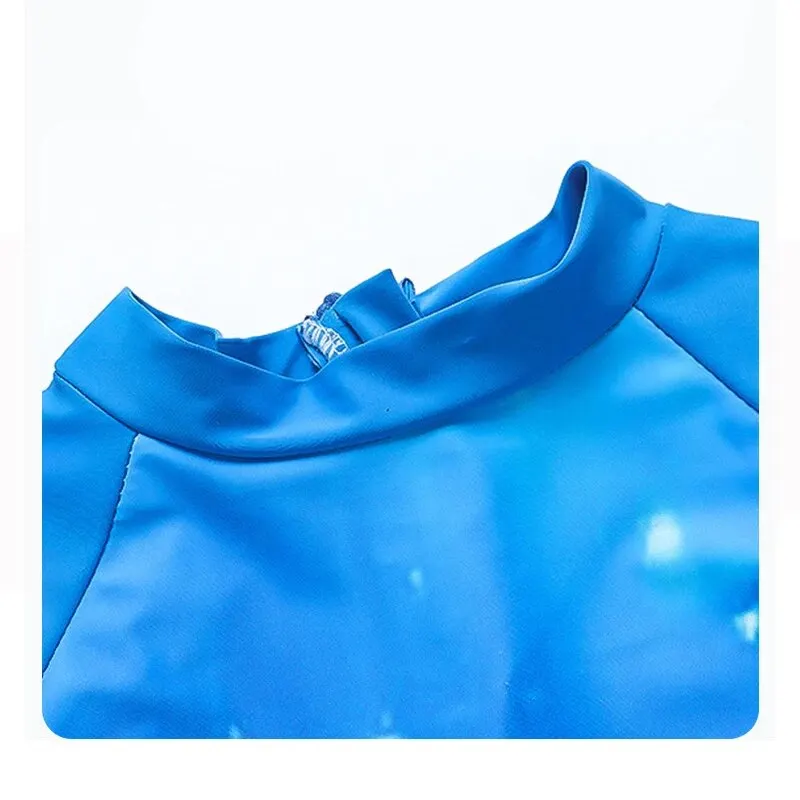 Children's One-piece Summer Bathing Suit Boys Little Middle Children Cartoon Baby Children Swimming Hot Springs
