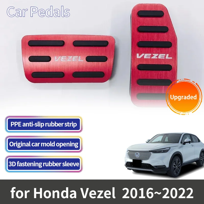 Auto Per Honda Vezel Hrv Hr-V Hr V 2022 ~ 2016 2017 2018 2019 2020 2021 Accessori Freno Acceleratore A Gas Pedali Antiscivolo Pad Di Copertura