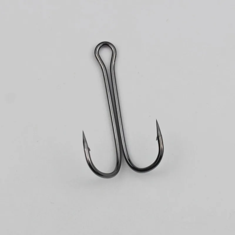 20pcs Long Shank Double Hook Fishing Tackle For Soft Lure High