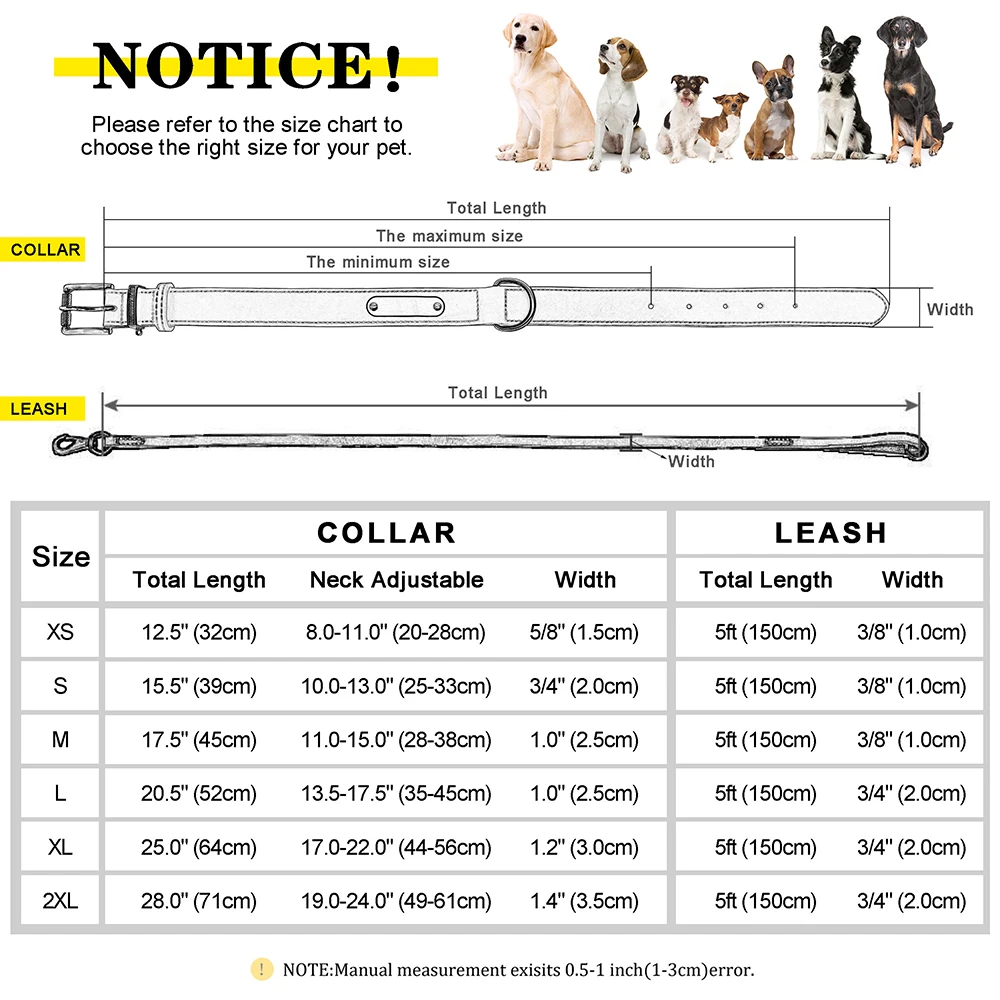 Fashion Leather Dog Collar Leash Set Black White Plaid Pets Dog Collar Leash  Rope Lettered Collar Collar for Pitbull Puppy Dog - AliExpress