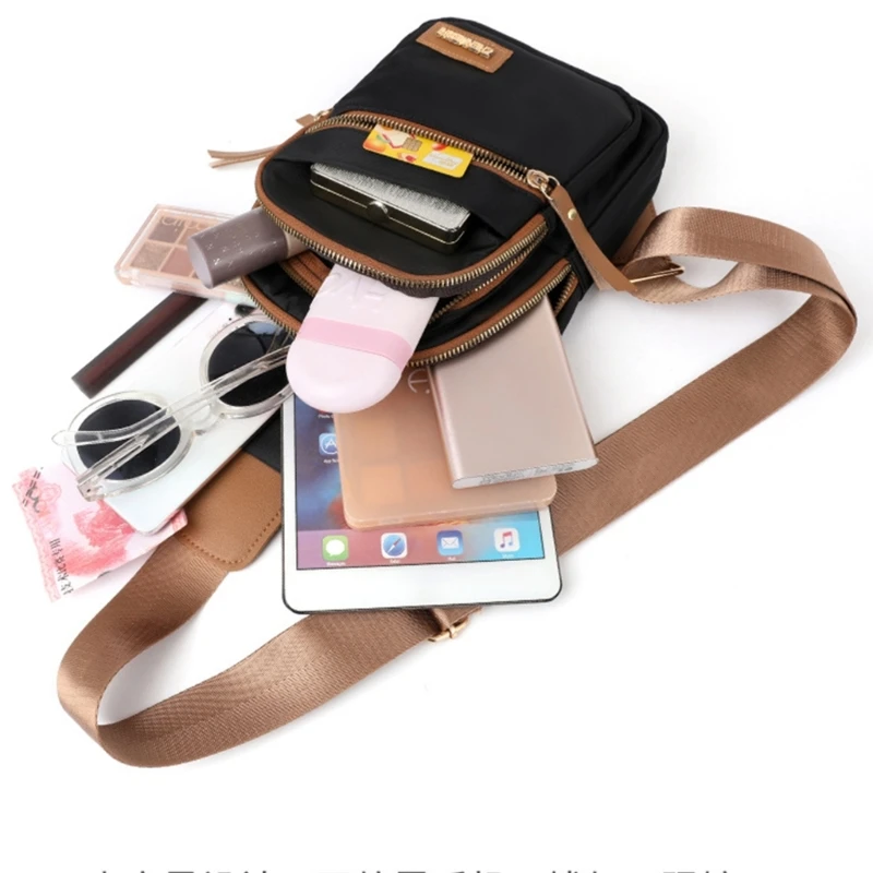 Crossbody Waist Pack Nylon Fanny Pack Fashion Women Large Capacity Sports Bag