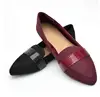 Spring and Autumn Plaid PU Flat Shoes Women, Soft Sole Simple Business Design, Suitable for Commuting Career Work 1