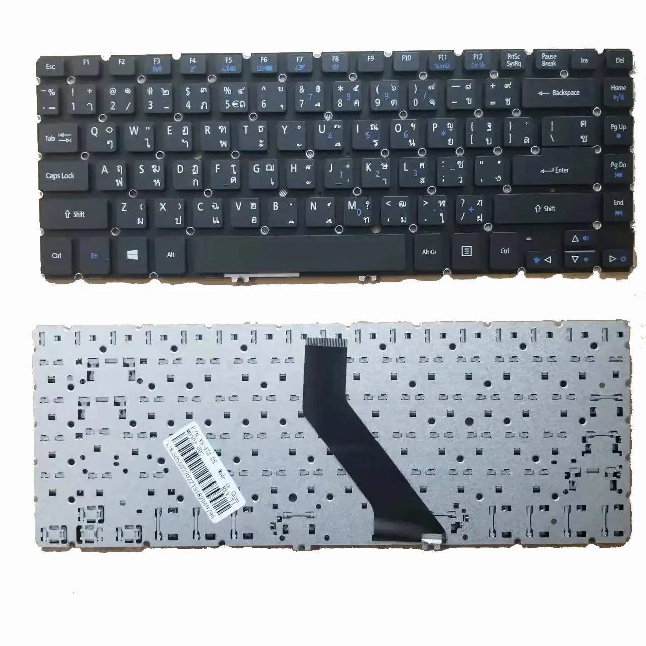 Новая тайская клавиатура для Acer Aspire V5-472 V5-472g V5-472p V5-472PG V5-473 черный без рамки