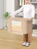 Collapsible large capacity clothing storage bag Zipper dust bag Quilt blanket storage bag Closet Bedroom organizer 1