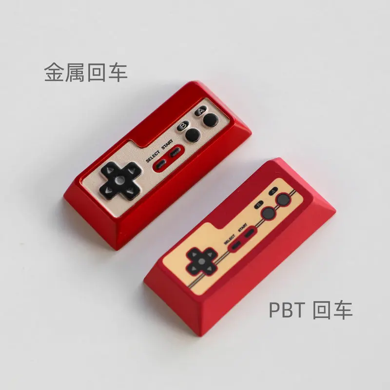 Tastiera Meccanica Originale Rossa e Bianca per Console di Gioco Retro, Tastiera in Metallo per PC Gaming, Tastiera da Collezione con Keycap Regalo - immagine 4