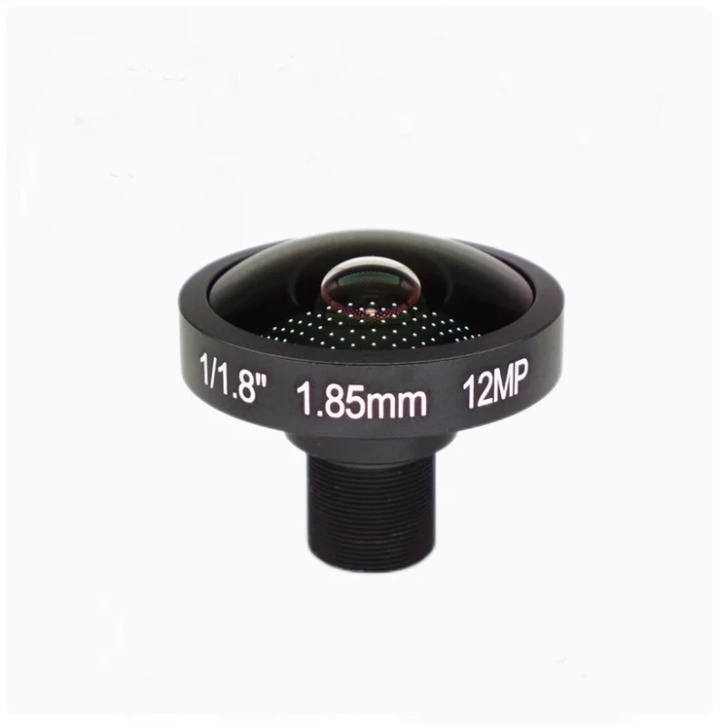 Objectif Fisheye 4K 12MP 1.85mm M12 pour Drone Caméra IR 650nm