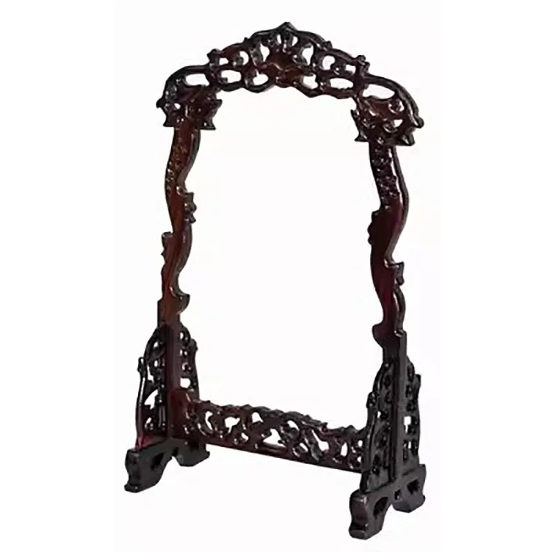 Red Wood Carving Hanging Rack, Jewelry Display, Jade Ware, Ornament, Decoration