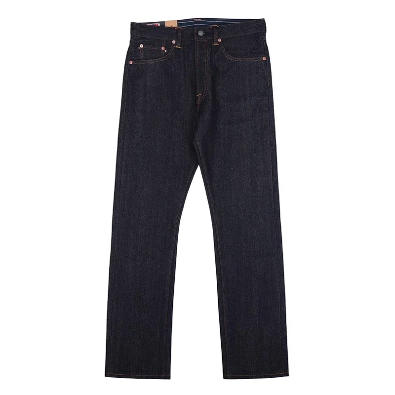 BOB DONG 23oz Extra Heavy Selvedge Denim Jeans Slim Straight Leg Pants Men Amekaji 5