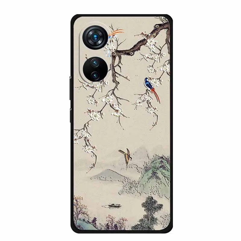 Elegant 3D Relief Emboss Black Silicone Soft Back Case