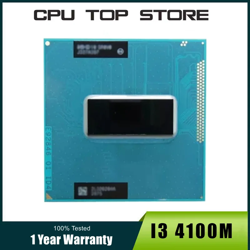 Intel Core i3 4100M SR1HB 2.5GHz Dual-Core Quad-Thread Laptop CPU notebook Processor 37W Socket G3 / rPGA946B
