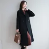Plus Size Loose Woolen Coat Large Size Women's Spring Autumn Medium Length Korean Style Street Fashion Trendy Coat Petal Slee...