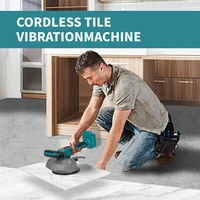 Podofo – Machine de pose de carreaux à 8 vitesses, Portable, sans fil, pour sol, mur, épandeur de pose de carreaux, outil de Vibration pour batterie Makita 18V 2