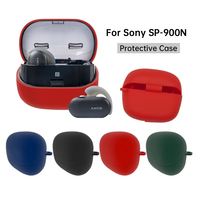 

1PC Anti-lost Soft Silicone Case For SONY WF-SP900N Protective Sleeve Wireless Earphone Cover Charging Box Headphone Accessories
