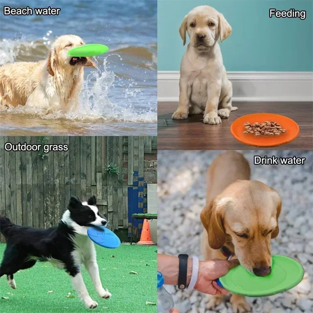S006d9fcbf7624aa985e67870fcd25fe7x.jpg Multicolor Frisbeed Dog Toy Fashion Pet Dog Silicone Game Flying Discs Trainning Interactive Toys Pet Supplies Flying Disc