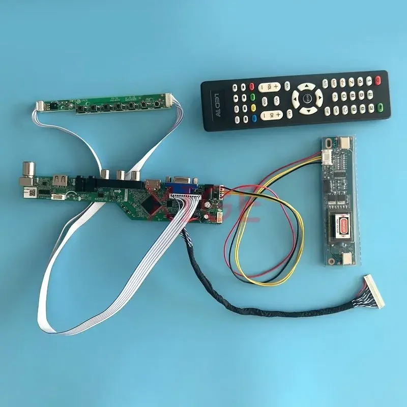 

Плата драйвера контроллера для LTM230HT02 LTM230HT03 IR + USB + AV + HDMI + VGA 2CCFL, комплект «сделай сам» 1920*1080, ЖК-дисплей LVDS 30-контактный аналоговый телевизор