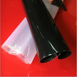 Premium Transparent Silicone Rubber Sheet - Multiple Thickness Options, High - Quality 500mm x 500mm Sheet - Black0.4mm