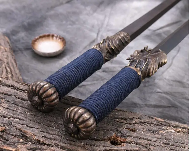 Traditional Shuang Jian Chinese Double Jian Chinese Metalworking Craft