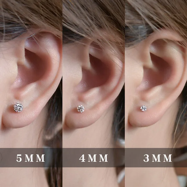 Set 12 Paia Orecchini Donna Acciaio Chirurgico - Cerchietti, Bottone, Anallergici, Oro E Argento - Foto 4