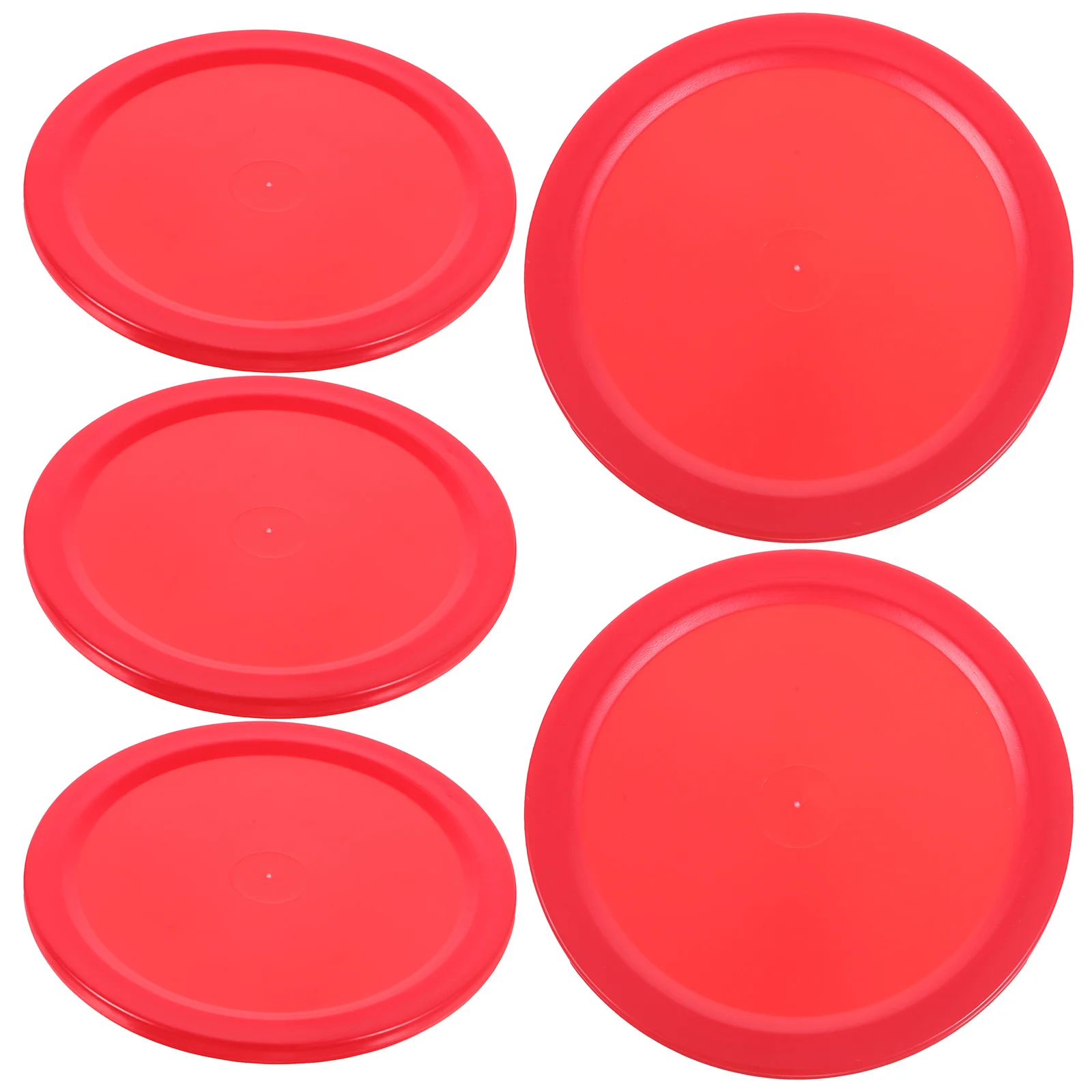 5 Pcs Air Hockey Games Supplies Indoor Pucks Replacement Round Mini Accessories Ice air hockey parts game accessories component toys table supplies abs pushers pucks